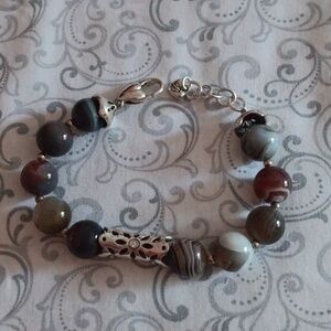 Brighton Natural Stone Agate Bracelet